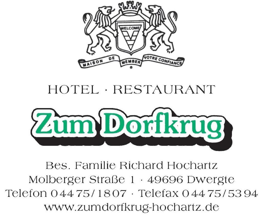 Gasthof Zum Dorfkrug Molbergen Экстерьер фото